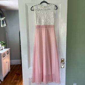 Chicwish Midi-Length Pink Dress